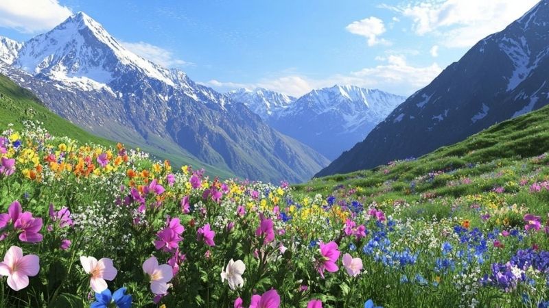 valley of flowers trek Image