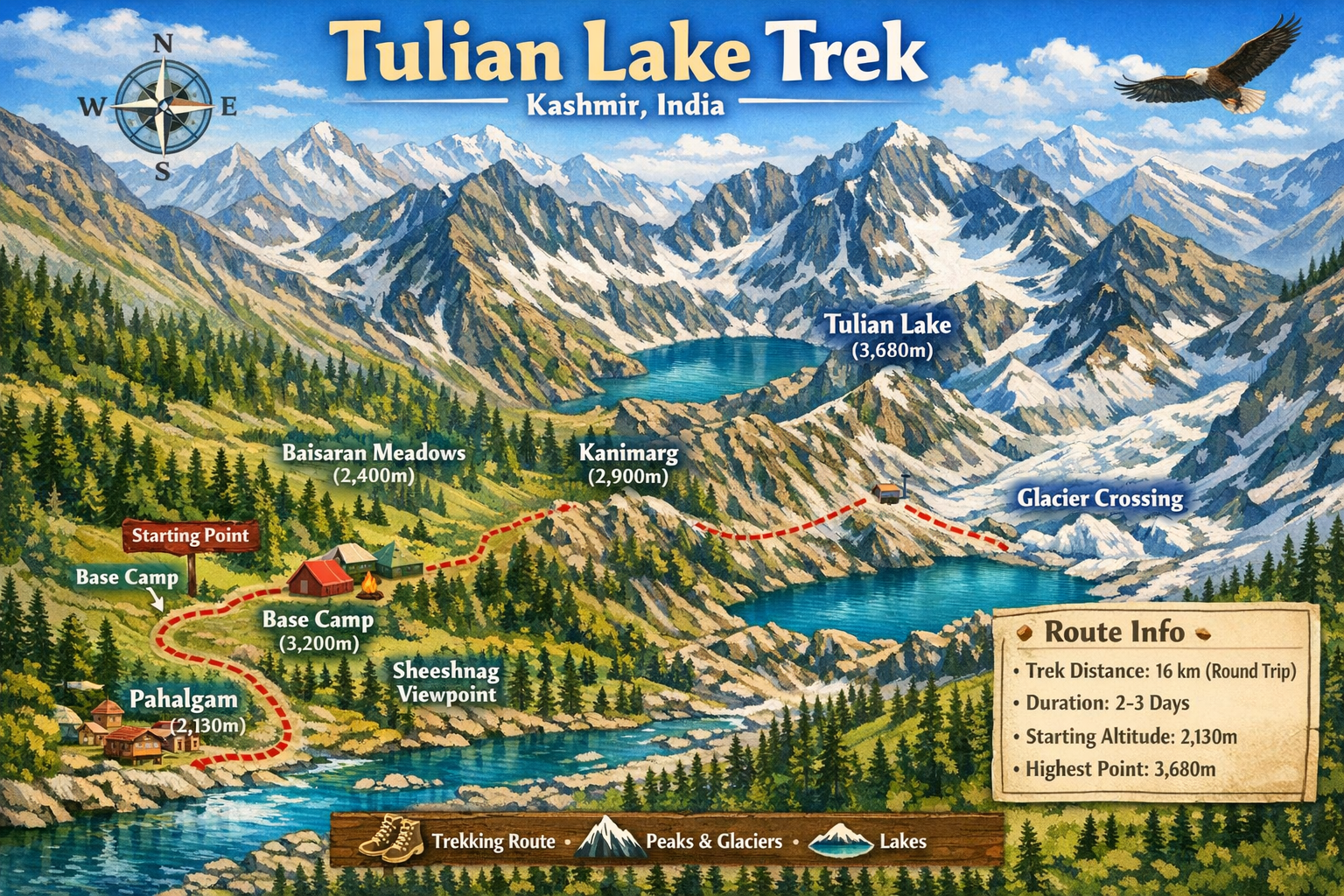 tulian lake trek