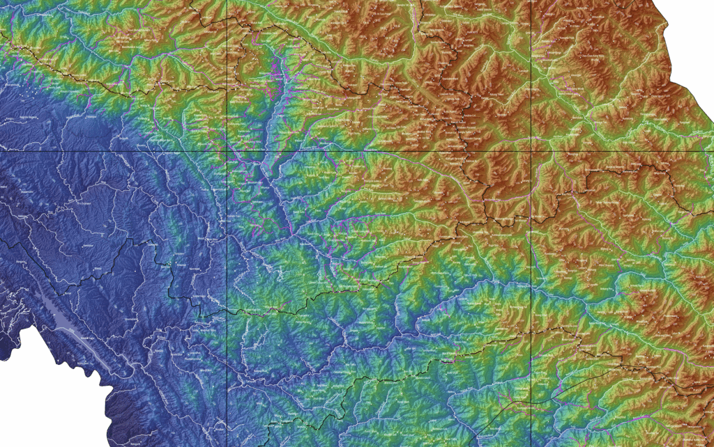 Physical Division of the Himalayas.