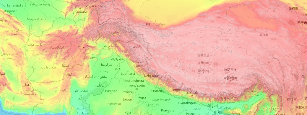 Regional Division of the Himalayas