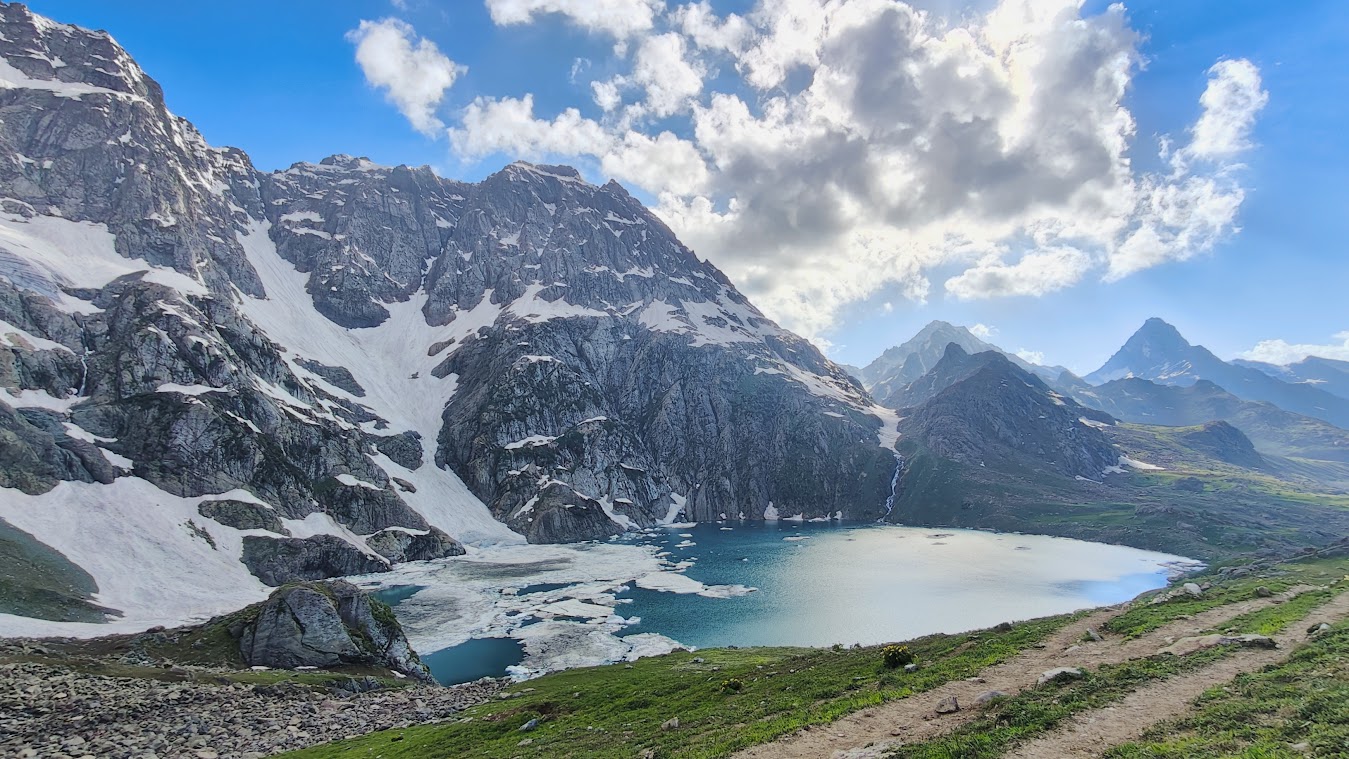 Hidden alpine lakes kashmir